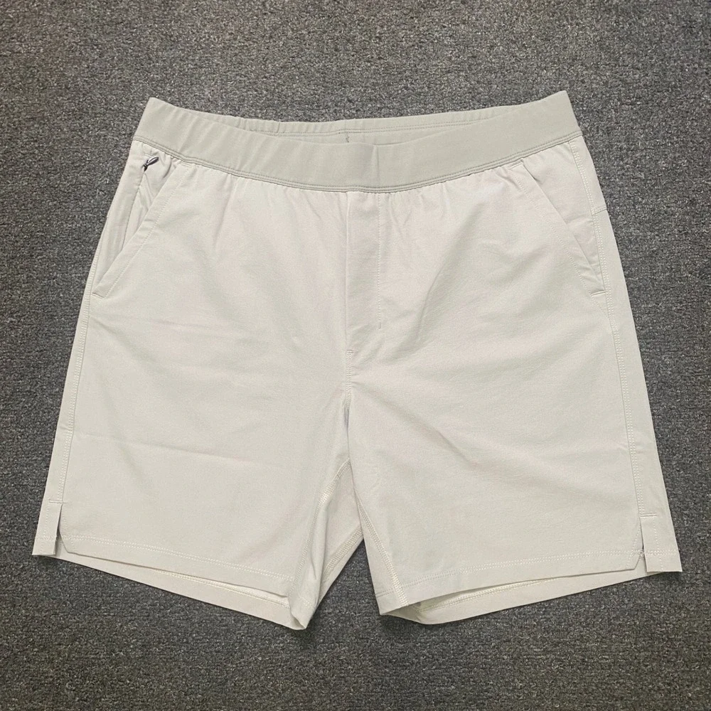 Public Rec All Day Every Day Shorts Gray Mens 36 ADED Athletic Stretch Gym Train